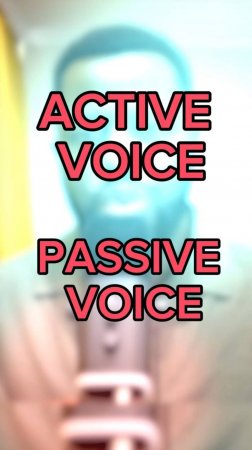 -ACTIVE и PASSIVE VOICE                                              
#английский #англійської