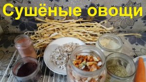 250115 Сушёные овощи! Тыква Кабачки Морковь Свёкла Как сушить молотые овощной бульон семечки батарея