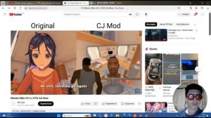 Miside Mita VS CJ GTA SA Mod реакция