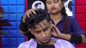 Hair Spa & Massage by Barber Girl Pakhi | Oddly Satisfying Hair Scratching | Neck Cracking | ASMR