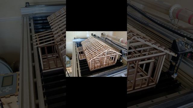 Проект каркасного дома 6х9м в миниатюре.
