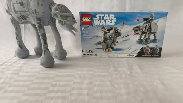 Lego Star Wars I AT - AT vs Tauntaun Microfighters 75298 I Speed Build смотреть онлайн