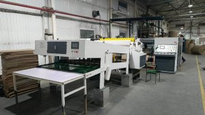 Запуск гофролинии 2GL100-1400 в компании "Астролон" г. Ростов-на-Дону