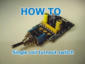 T-Trak. Переключение стрелок тумблером (DIY)