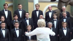 К.М.Вебер-Хор охотников из оп."Вольный стрелок", Хор,Алексей Воронков (ф- но), Анна Хазанова (удар.