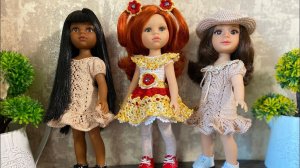 Вязаные вещи для кукол Паола Рейна и Анрины для себя и в подарок