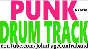 Pop Punk Drum Backing Track 135 bpm Drums Only Rock