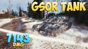 GSOR TANK - 5 Фрагов 7.1K Урона - Везение богов! - Мир Танков