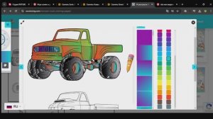 Стрим Раскраски Монстр-Трак