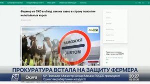 Прокуратура СКО встала на защиту фермера