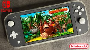 Donkey Kong Country Returns HD Nintendo Switch Lite Gameplay