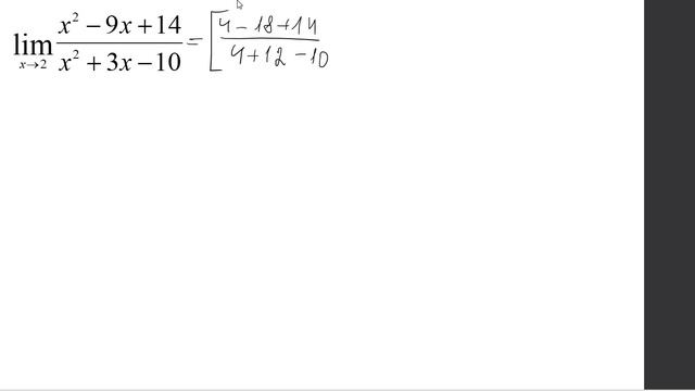 Неопределенность вида ноль на ноль