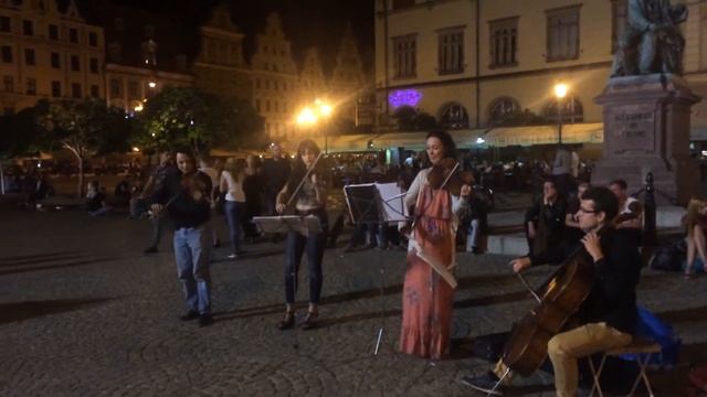 Чардаш   Польша   Wroclaw  уличные музыканты 