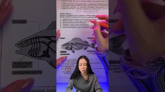 рыбы #биологияегэ #биология #жаннаказанская #умскул