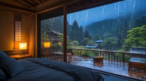 Звуки Дождя в Окне и Спокойная Музыка для Снятия Стресса