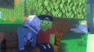 (Zombie X Skeleton) With Zombie girl and {cute ending}