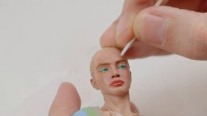 Раскрашивание фигурки  "LIQUID" ep015 рисование кожи PT-02