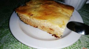 Творожная запеканка с яблоками