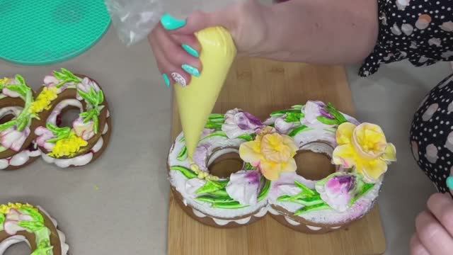 ЗефироСендвичи или мини тортики к 8 марта#MarshmallowSandwiches or mini cakes for March 8