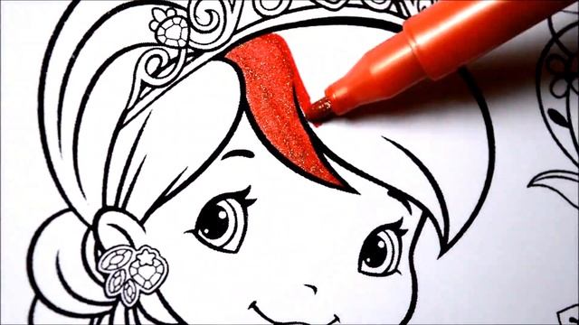 Coloring Book Disney Princess Ooshies Merida and Cinderella Chibis Coloring Pages l Kids Drawing