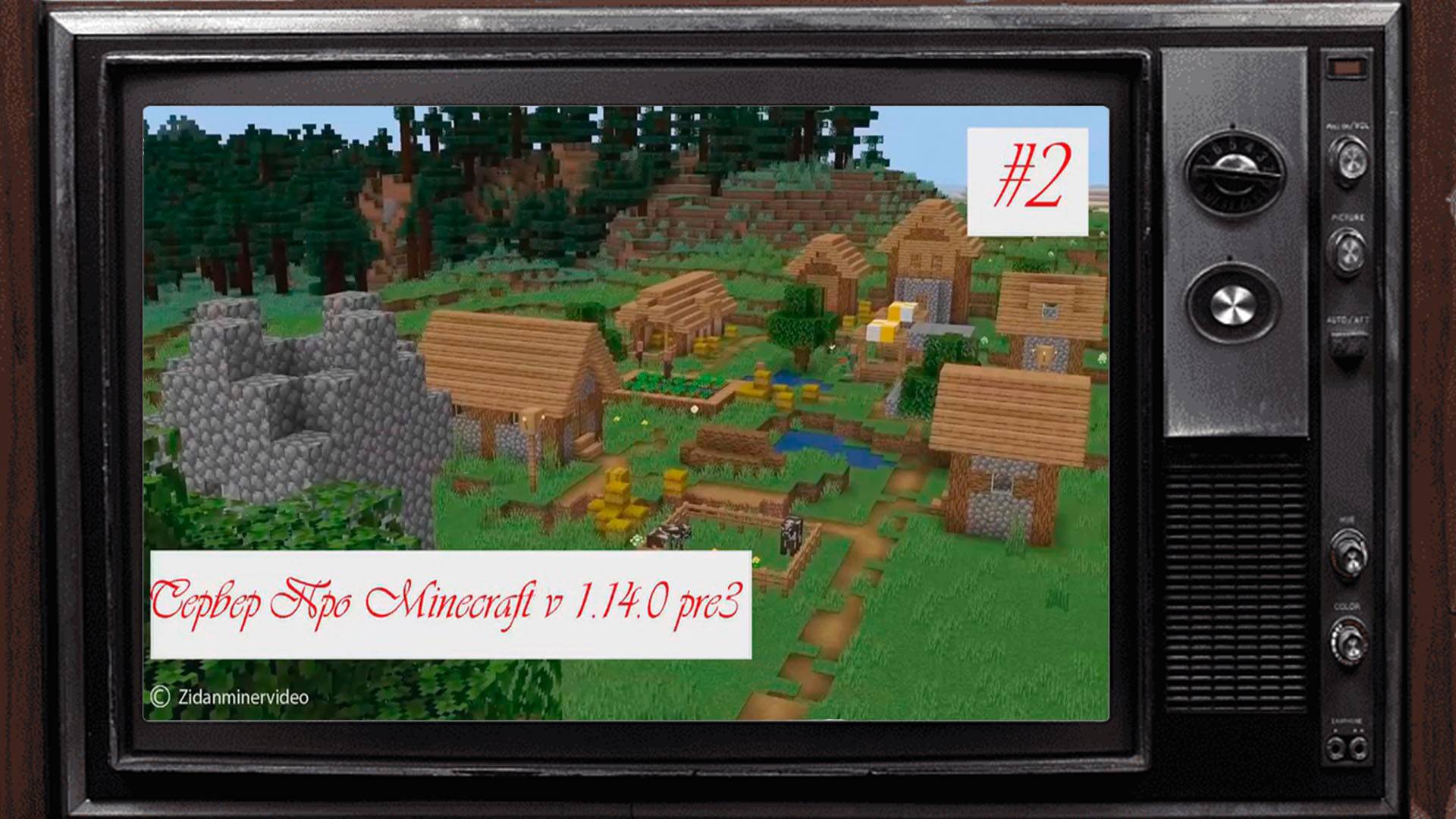 Стрим на лицензионном Про Minecraft server #2 майнкрафт v 1.14.0 pre 3