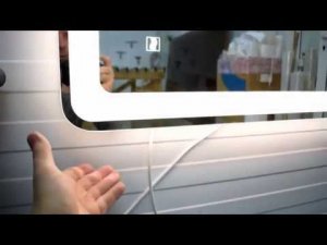 Зеркало с подсветкой и обогревом в ванную комнату.