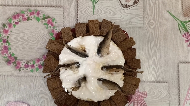 Запуганные шпроты, быстрая закуска
