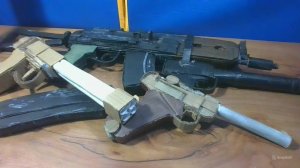 АКС-74У, СПП-1м, Люгер р.08