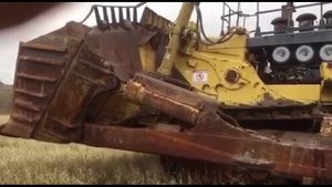Komatsu D575A-3-SD Super Dozer Start Up and Test Run
