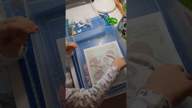 ТВОРЧЕСТВО С ДОЧКОЙ/ПЕСОЧНАЯ ФРЕСКА/ПАНДОЧКА