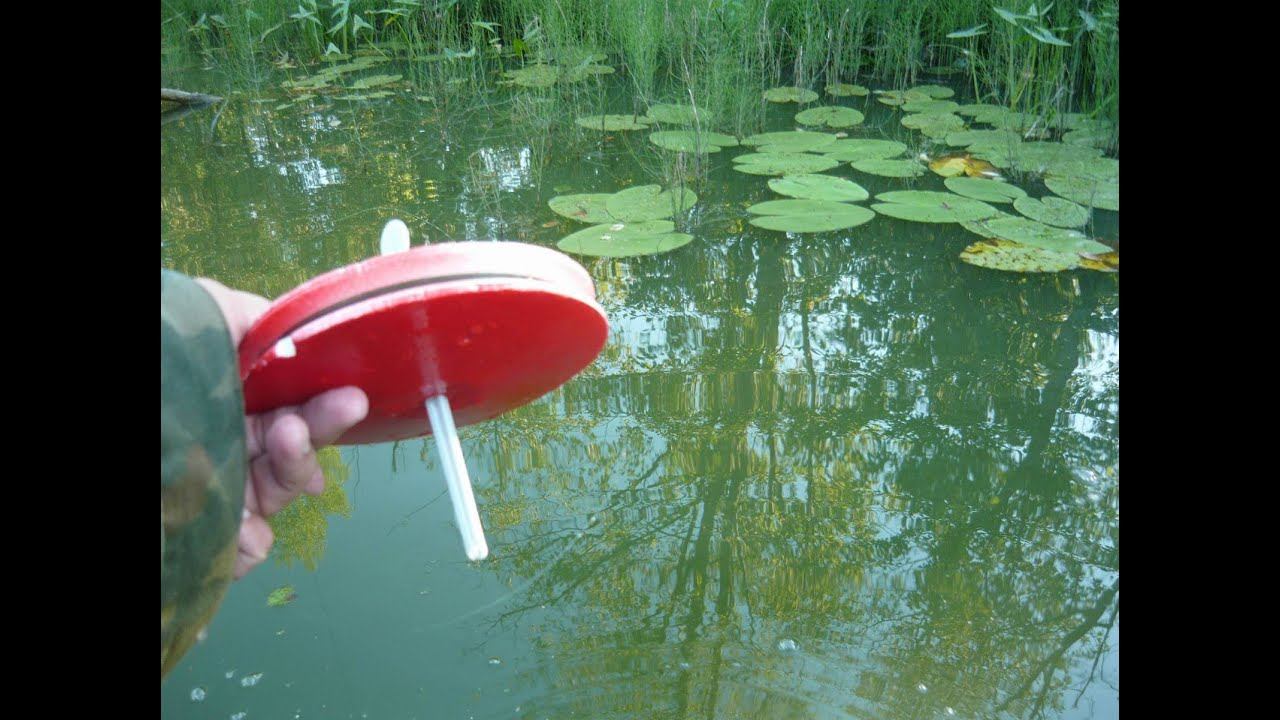 Рыбалка на летние жерлицы(кружки)оставили на ночь смотреть онлайн