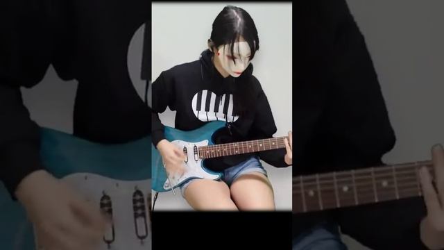 Girls Guitar Cover (1) #shorts Complex - Koi wo tomenaide (Don't fall in love)