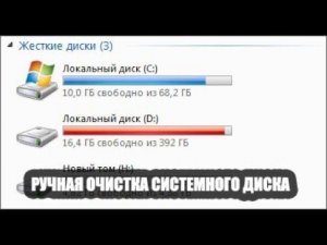 Как освободить место на диске C:/