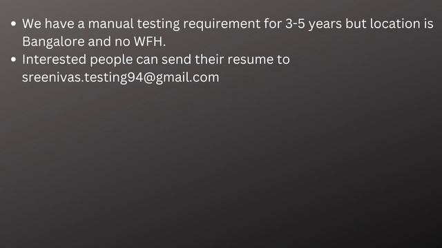 Work From Home Jobs 03rd Oct| Manual Testing| Automation Testing| Freshers