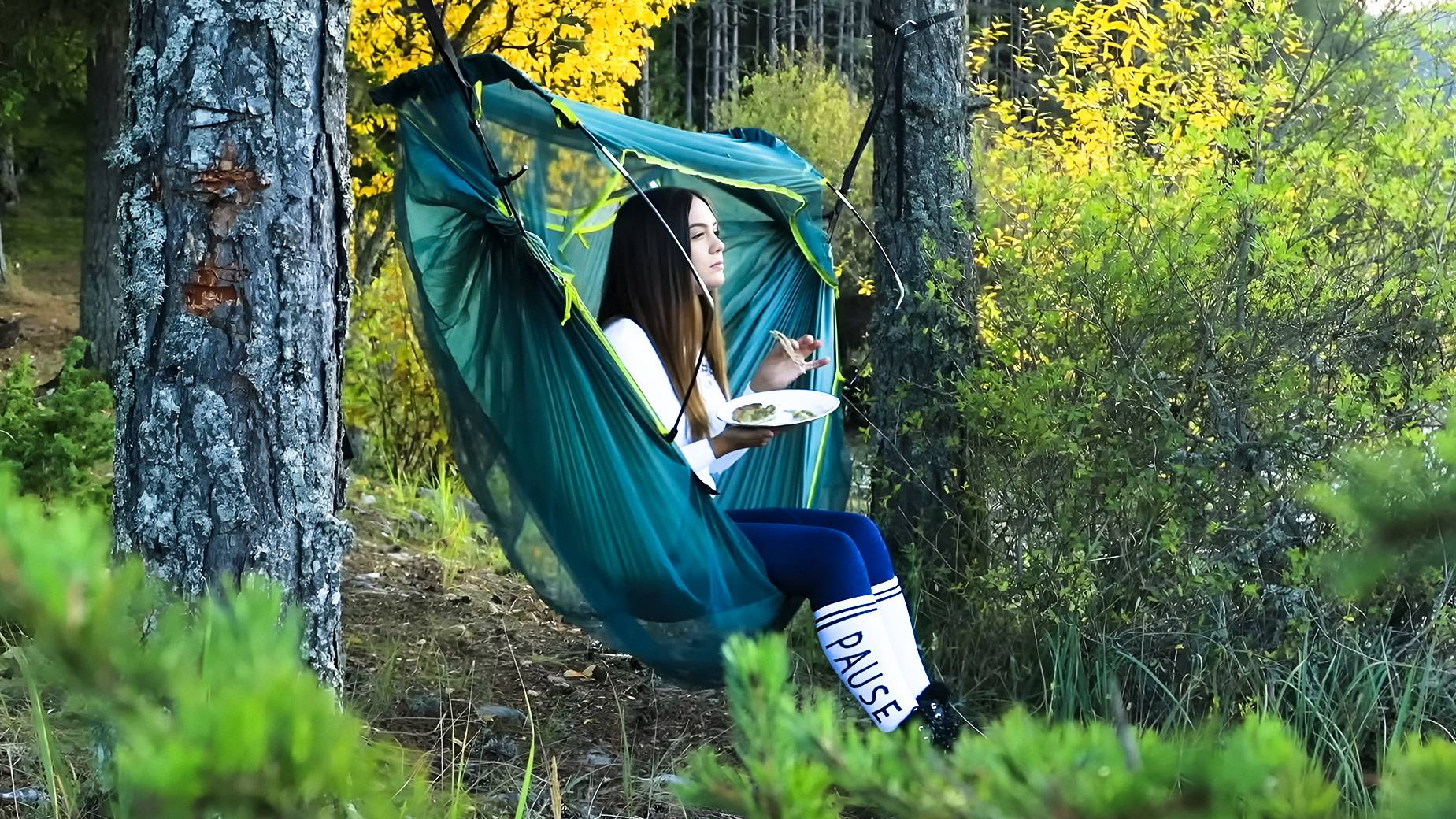 Solo camping & Mushrooms Hunting on the Forest mountain Lake