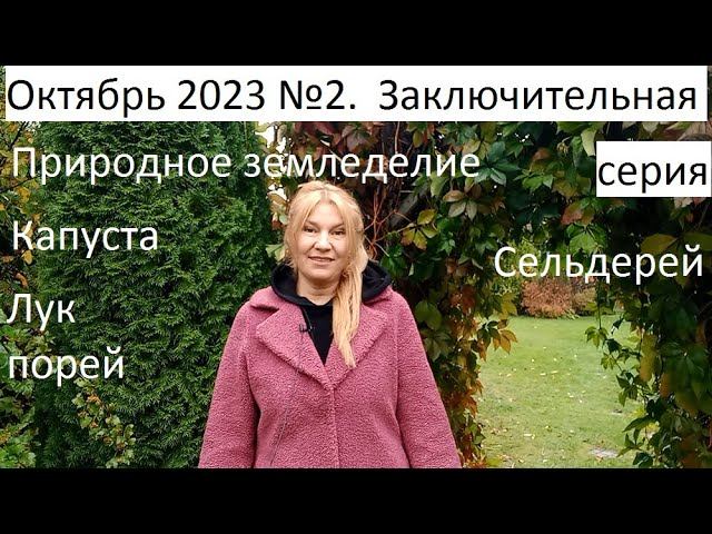 Октябрь 2023.№2 Готовим огород к зиме в природном земледелии.