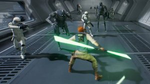 Безупречная защита Джедая ✪ РУССКАЯ ОЗВУЧКА ➤ Star Wars Jedi Survivor