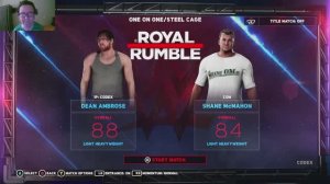 Dean Ambrose vs Shane McMohone Steel Cage