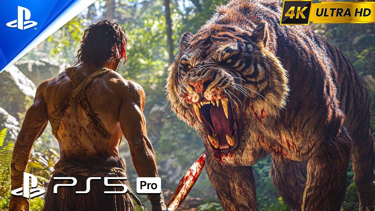 PRIMAL™ ВЫГЛЯДИТ ПРОСТО УСТРАШАЮЩЕ на PS5 PRO с ультрареалистичной графикой [HDR 4K 60