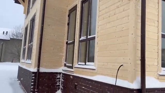 Построенный каркасный дом