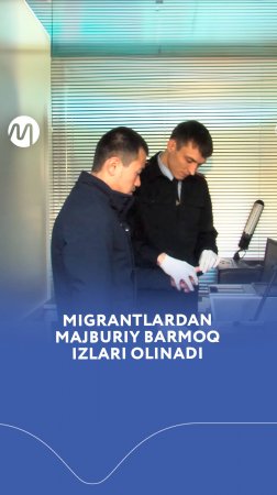 Migrantlardan majburiy barmoq izlari olinadi