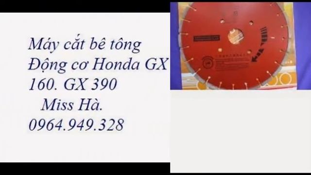  máy cắt bê tông chạy động cơ honda CONMEC MIS. HÀ. 0964.949.328