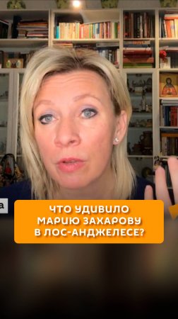 Что удивило Марию Захарову в Лос-Анджелесе?