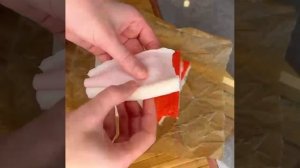 Тортик из крабовых палочек