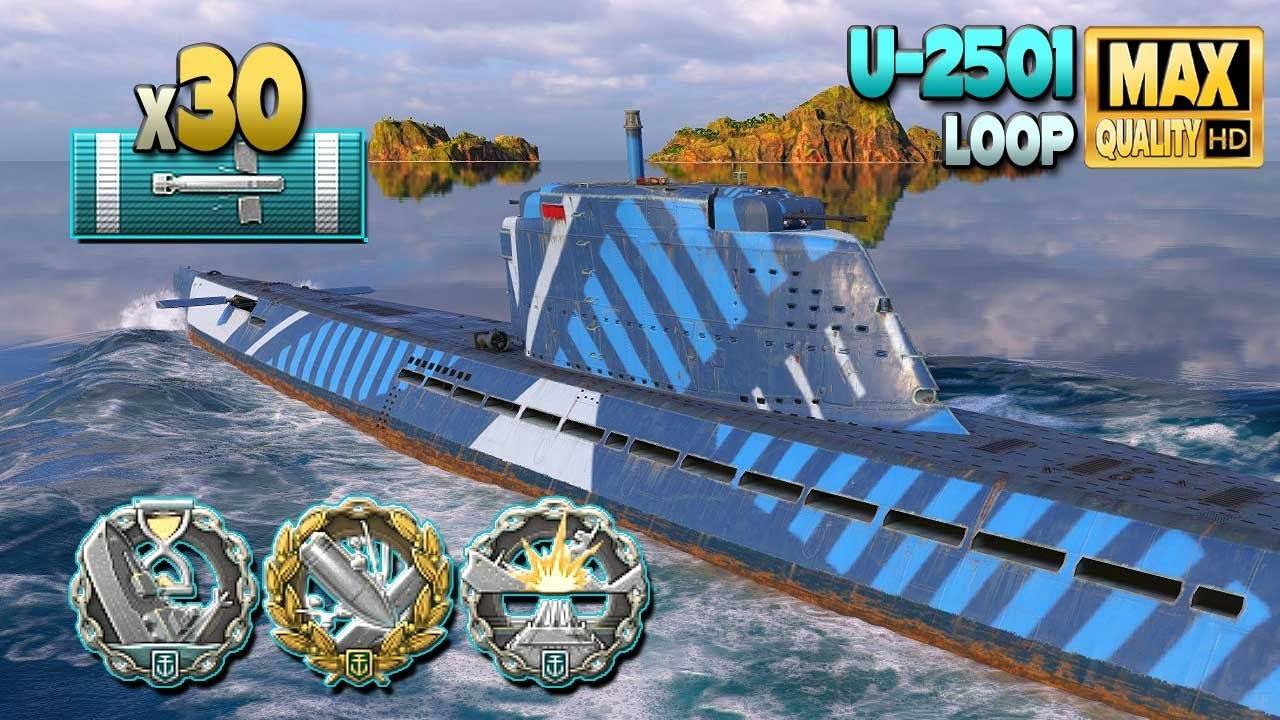 Подводная лодка U-2501: отличные характеристики в тылу врага - World of Warships