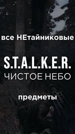 Все ПРЕДМЕТЫ в игре S.T.A.L.K.E.R.: ЧИСТОЕ НЕБО, Часть 36 • #shorts #stalker #clearsky #предметы