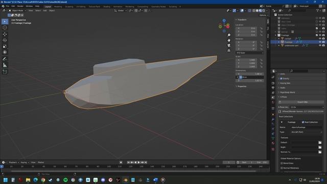 03. Fuselage in Planemaker