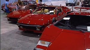 Miami 1980s exotic car show