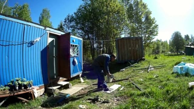 Делаю Крепление под Лебедку - Для Опускания Котла в Цокольный Этаж - Весна -2018