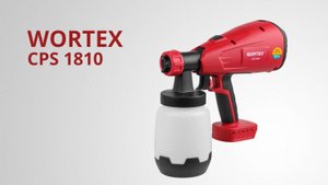 WORTEX CPS 1810 Аккумуляторный краскораспылитель